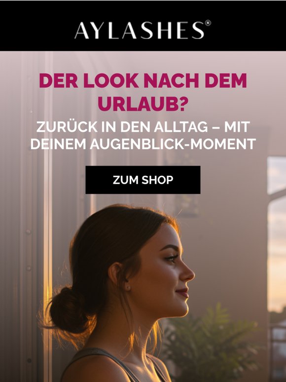 Zurück aus dem Urlaub – aber mit Wow-Lashes ✨