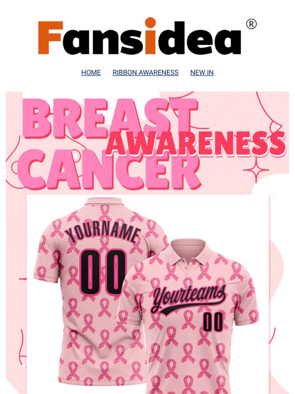 🎗️ 2025 Fight for Pink: Shop Custom Baseball jersey, Polos & Tees