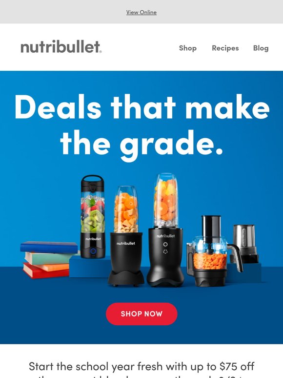 Sales are in session - up to $75 off!
