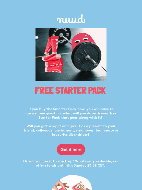 Free Starter Pack with a Smarter Pack