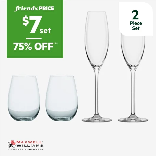Maxwell & Williams Calia Glassware Sets 