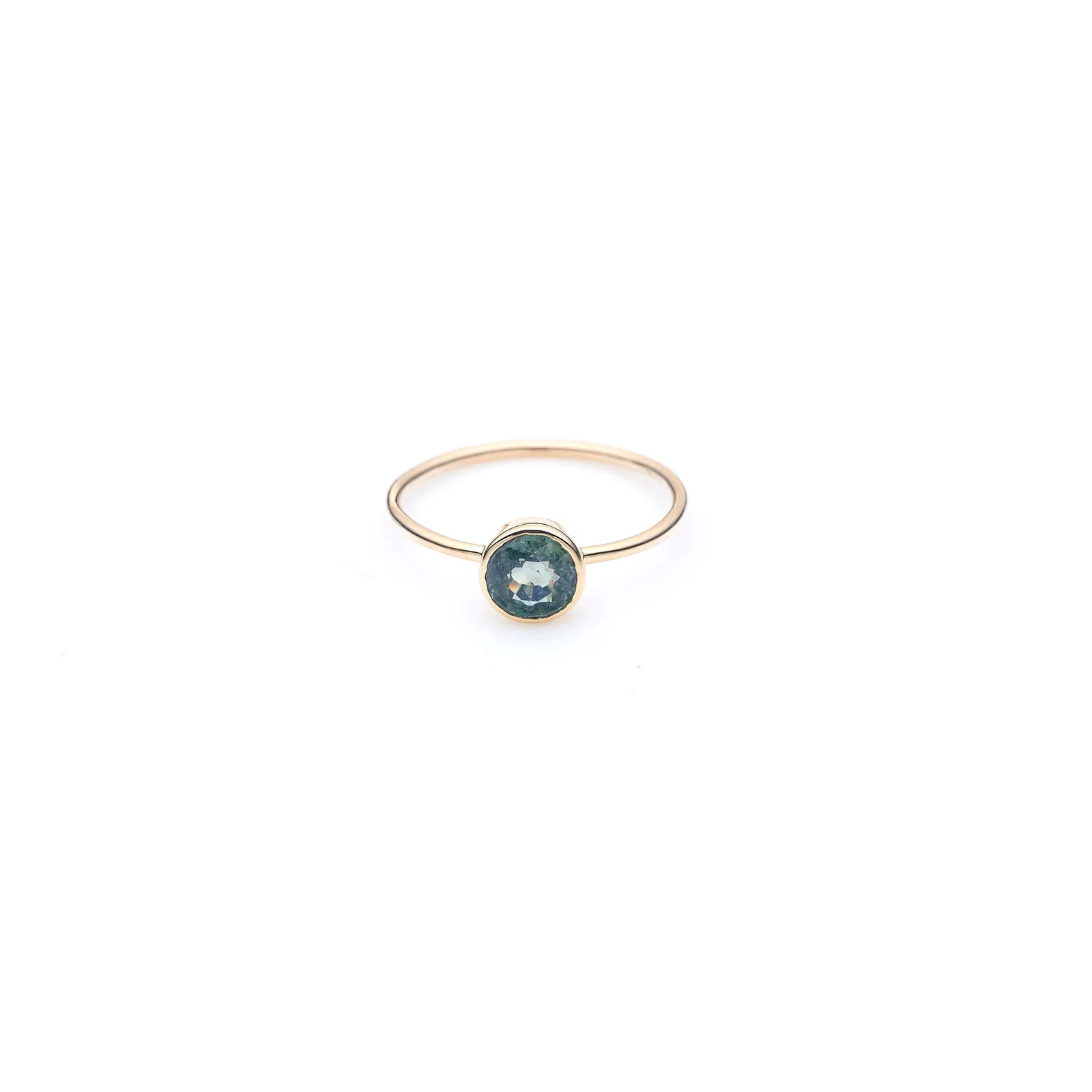 Image of Jupiter's Ring | Green Sapphire and 9K Gold