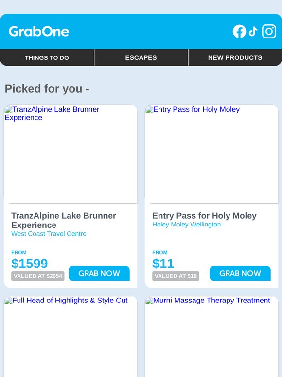 TranzAlpine Lake Brunner Experience from $1599 | Entry Pass for Holy Moley from $11