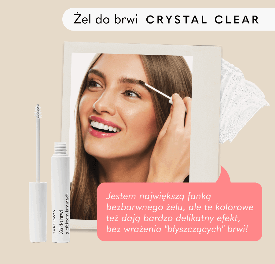 Żel do brwi Crystal Clear