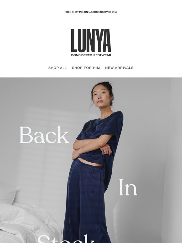 BACK IN STOCK