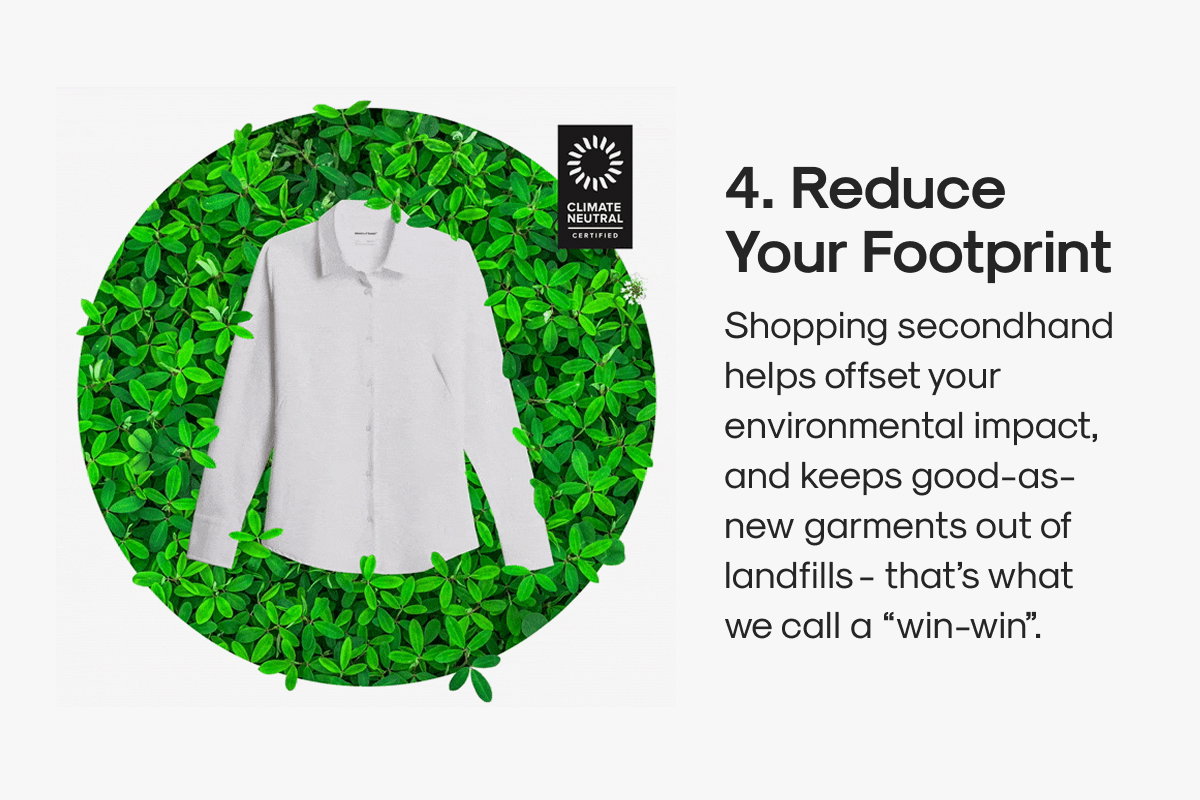 4. Reduce Your Footprint