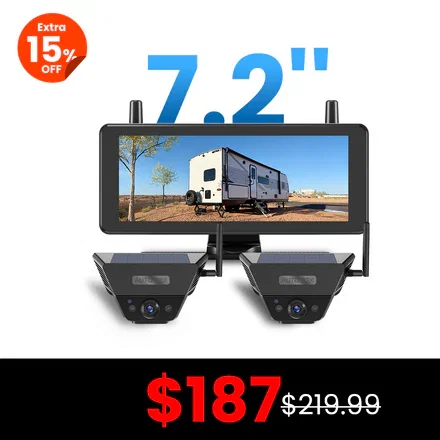 AUTO-VOX Solar 5 Magnetic Backup Camera For RVs & Campers