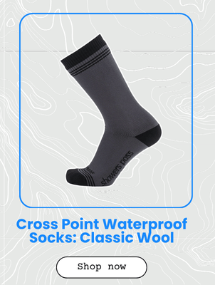 Cross Point Waterproof Socks: Classic Wool