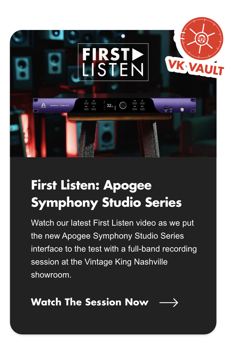 VK Vault: First Listen: Apogee Symphony Studio Series