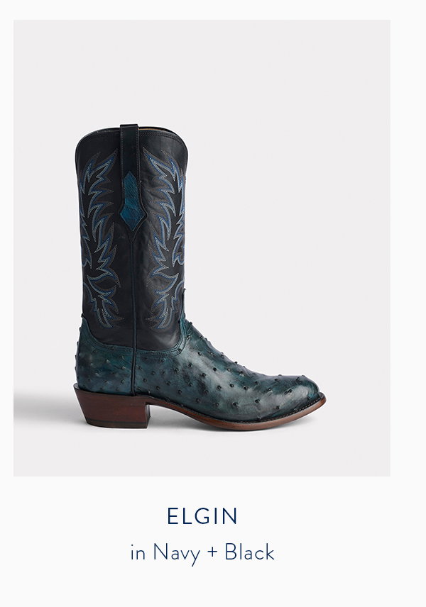 Elgin in Navy + Black