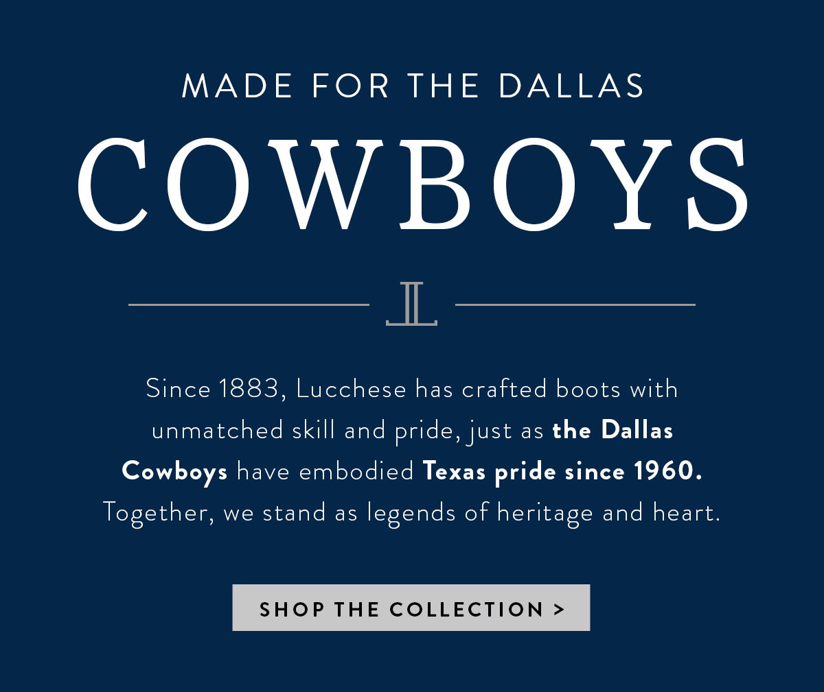 Lucchese x Dallas Cowboys