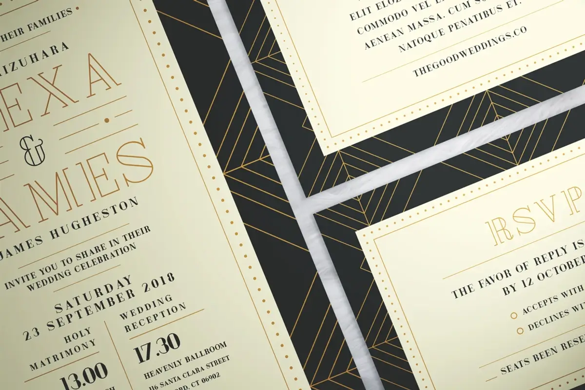 Art Deco Wedding Suite