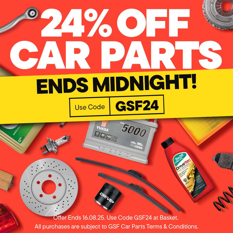 24% Off Car Parts - Use Code GSF24
