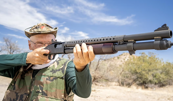 MOSSBERG 590A1 RETROGRADE: TIME-TESTED TACTICAL PUMP USED BY THE MILITARY