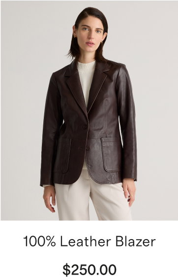 100% Leather Blazer