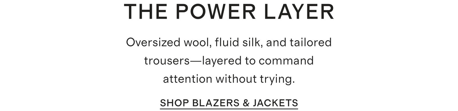 THE POWER LAYER