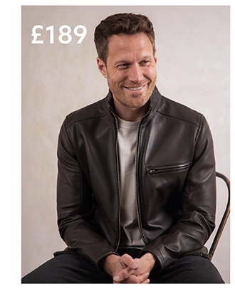 Penton Leather Jacket Brown