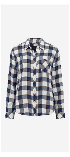 Hunter Shirt In Golden Cobalt