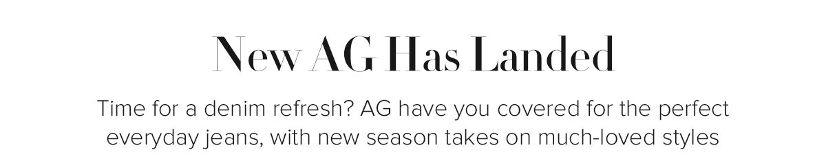 New AG Has Landed