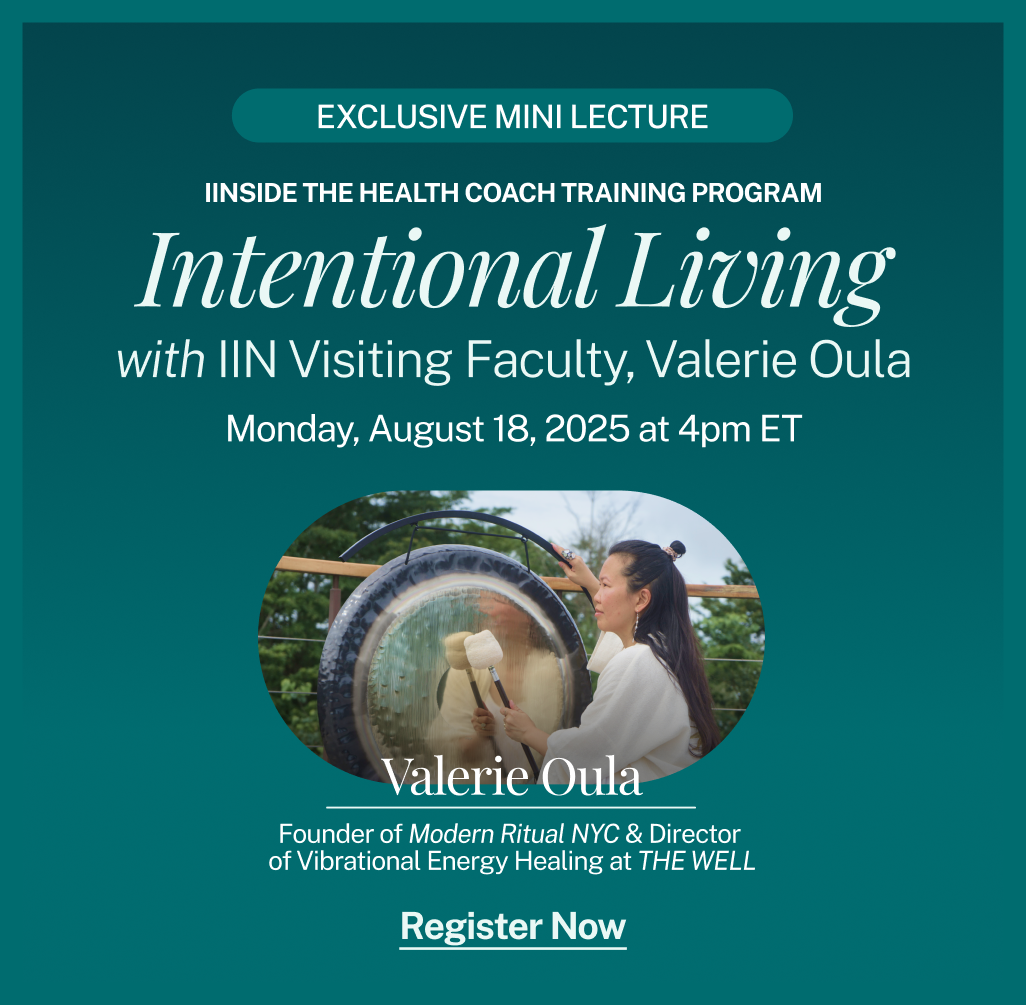 Intentional Living with IIN Visiting Faculty, Valerie Oula