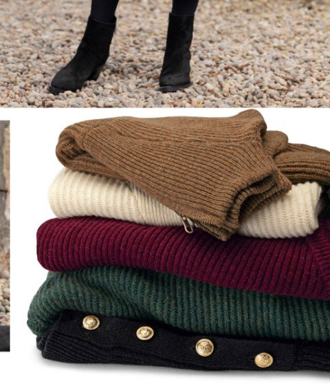 Luxurious Ribbed Knits