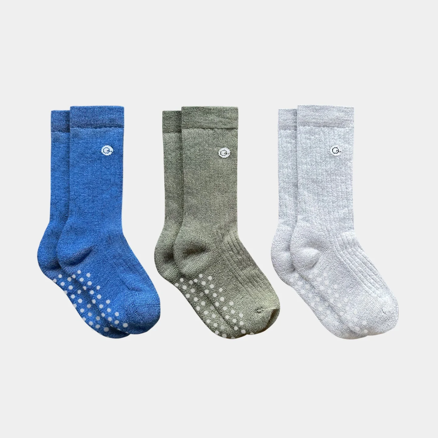 Image of Merino Wool - Cotton Midweight Socks with Grips (3 pack)