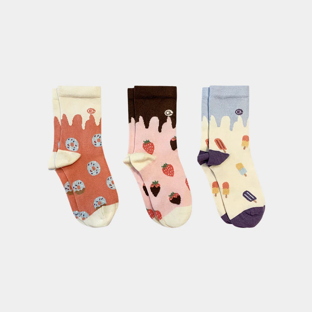 Image of Mixed Patterns Socks (3 pack)