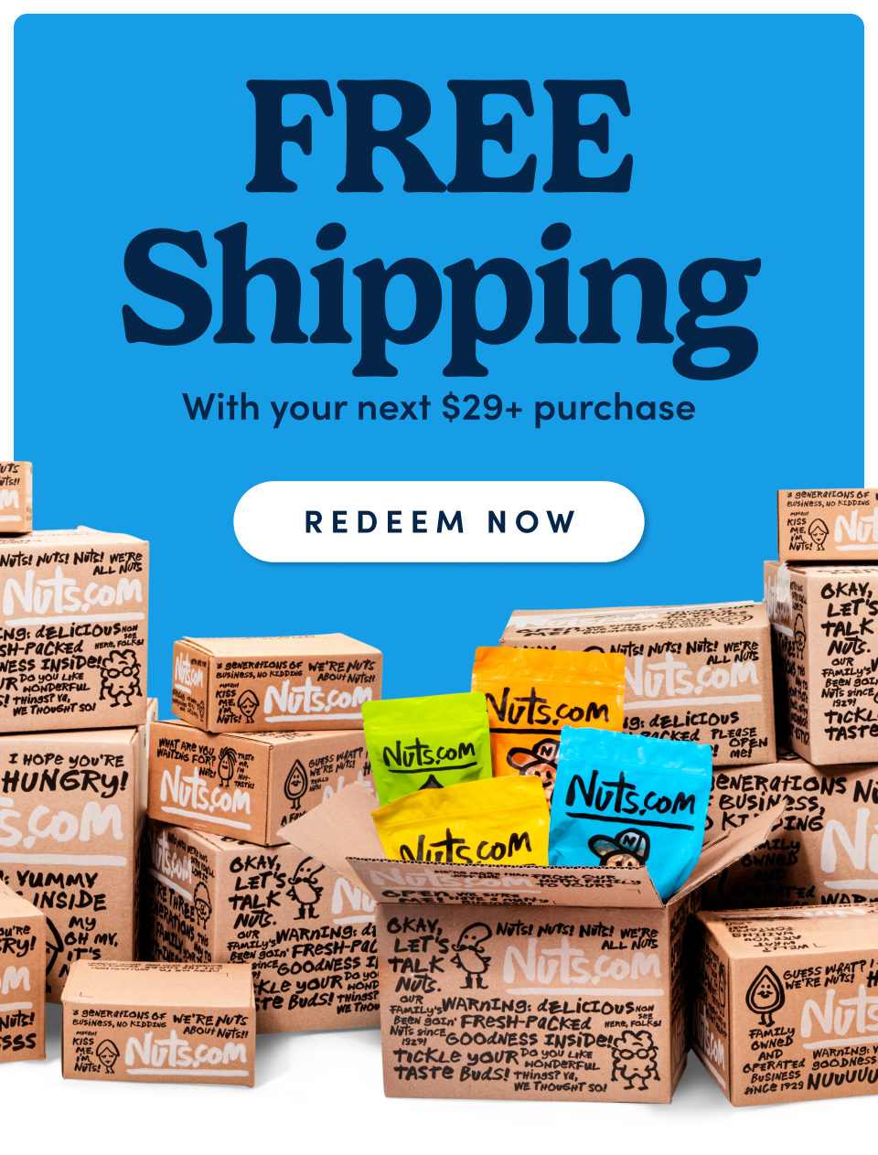 Free Shipping when you spend $29+