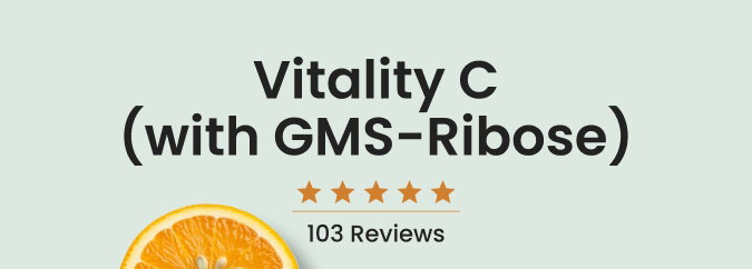Vitality C (with GMS-Ribose): 103 reviews. 4.8 stars.