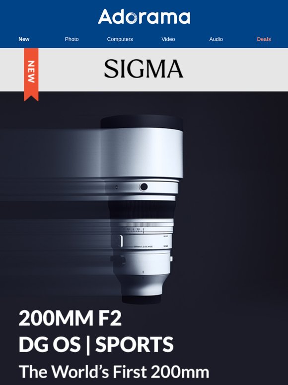 Adorama: Sigma Unveils the 200mm F2 & 12mm F1.4 | Milled