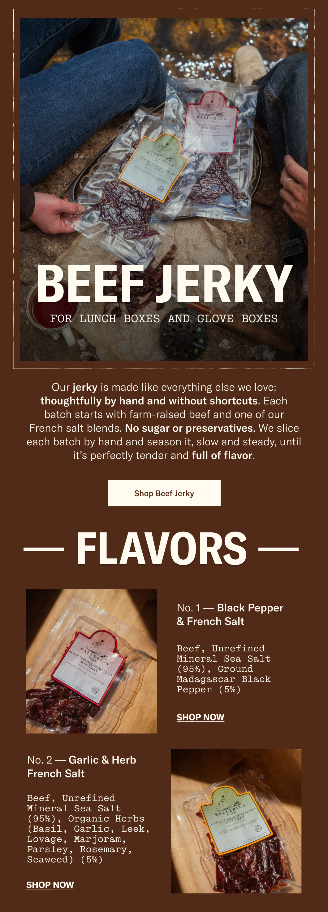 Ballerina Farm | Shop Beef Jerky