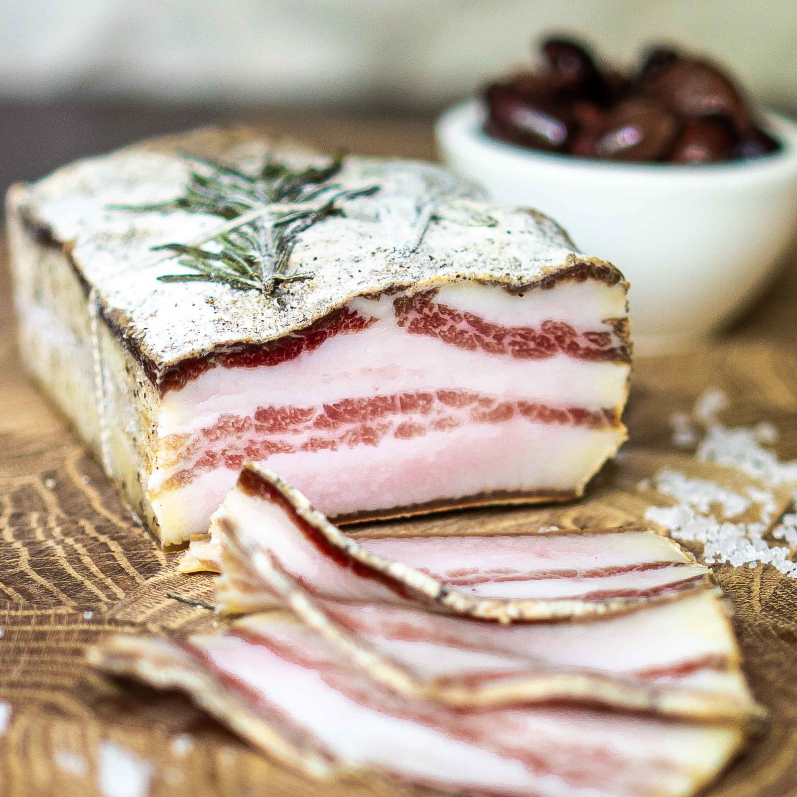 Falorni Pancetta mit Kräutern