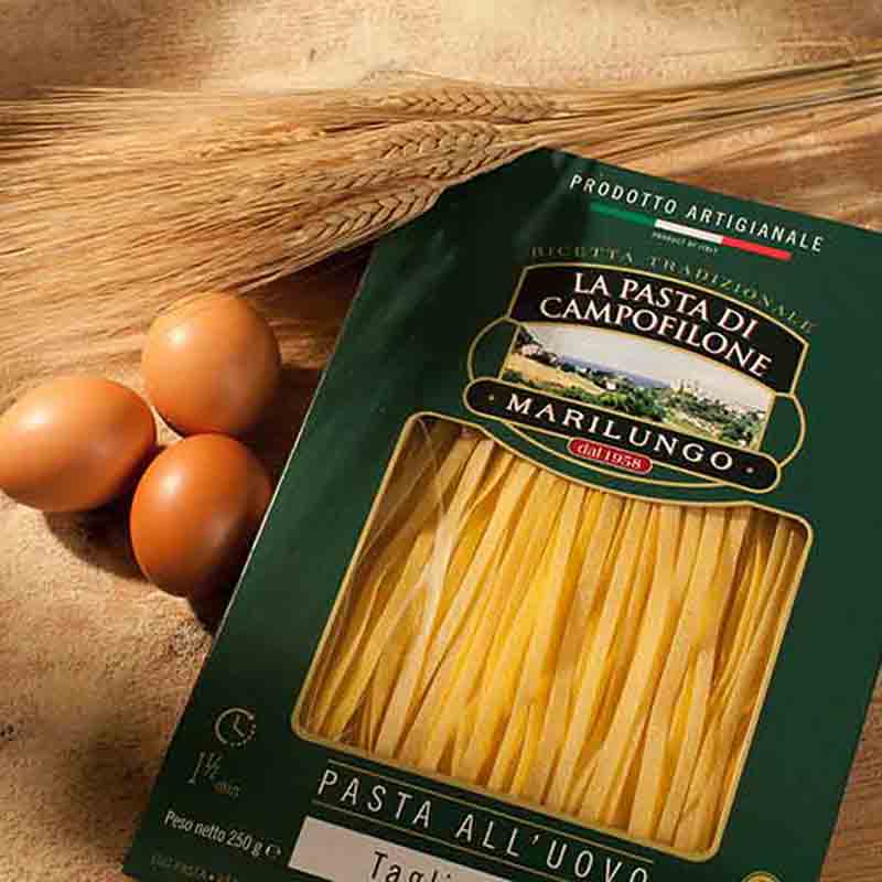 Tagliatelle Eiernudeln aus Italien