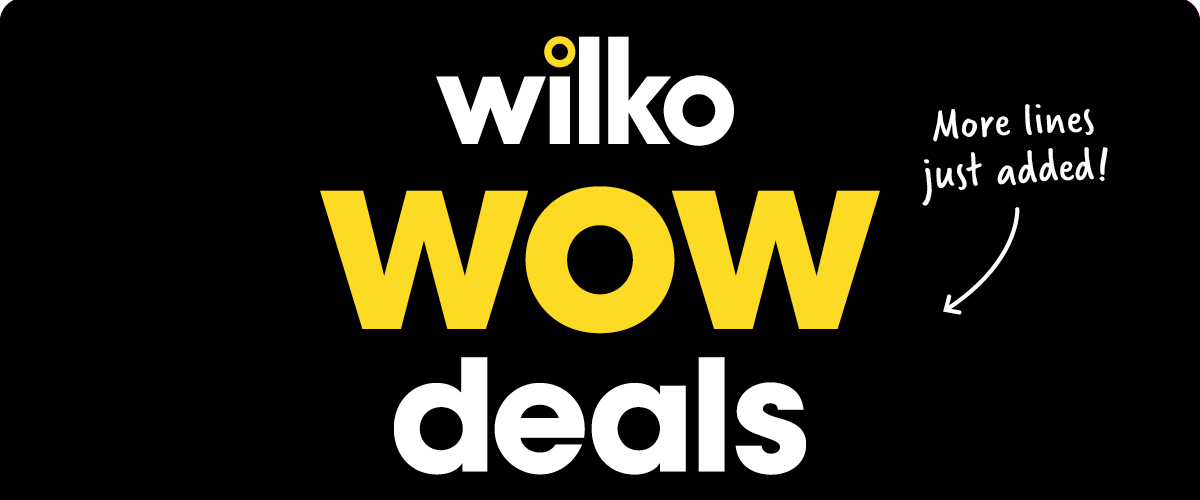 wilko wow deals