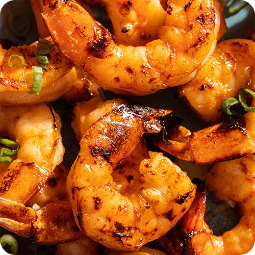 Hot Honey Broiled Shrimp