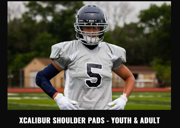 XCALIBUR SHOULDER PADS - YOUTH & ADULT