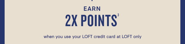 Earn 2x points