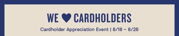 We love cardholders