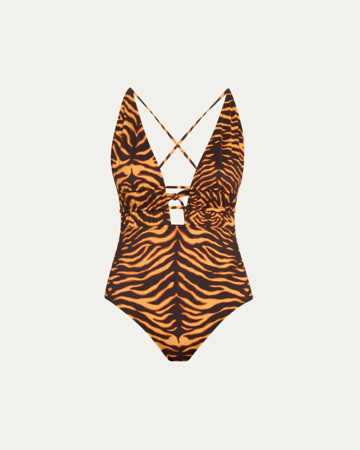 Dioni Plunge One-Piece Swimsuit