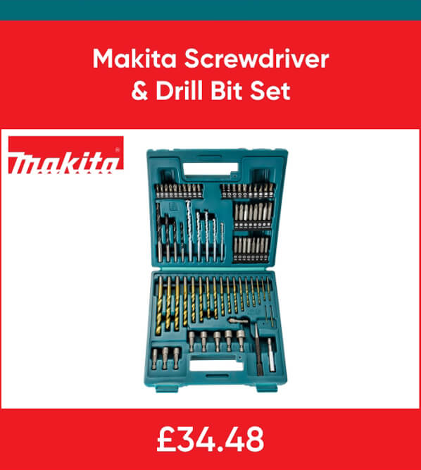 Makita Screwdriver & Drill Bit Set