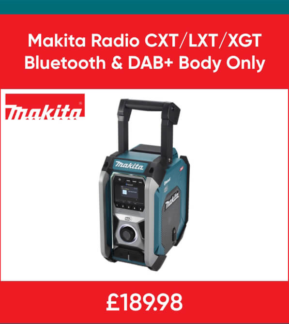 Makita Radio CXT/LXT/XGT Bluetooth & DAB+ Body Only