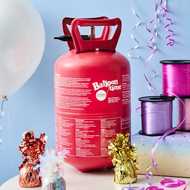 Helium canister
