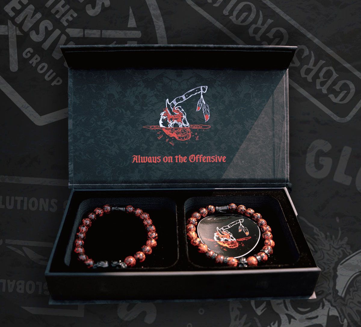 GBRS Group x SkeletonHD War Crimes Beaded Bracelet