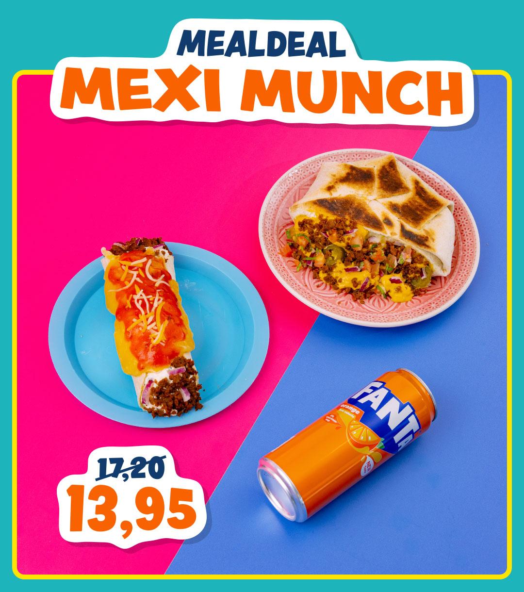 Krijg een Hamburrito met een side en een drankje voor €13,95