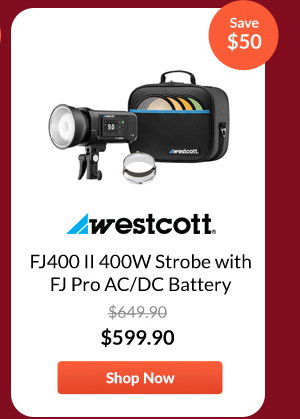 Westcott FJ400 II 400W Strobe with FJ Pro AC/DC Battery