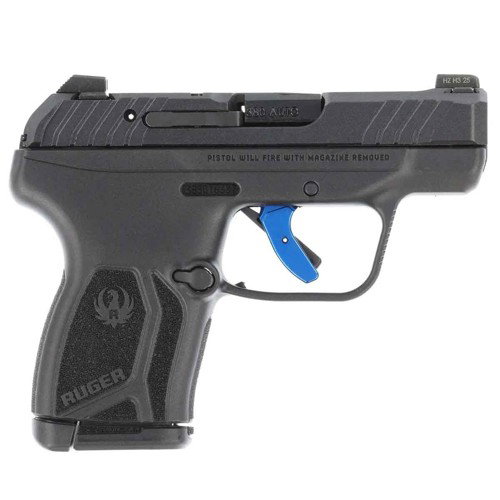 RUGER LCP Max 380 ACP 2.8" 10rd - Black w/ Blue Trigger