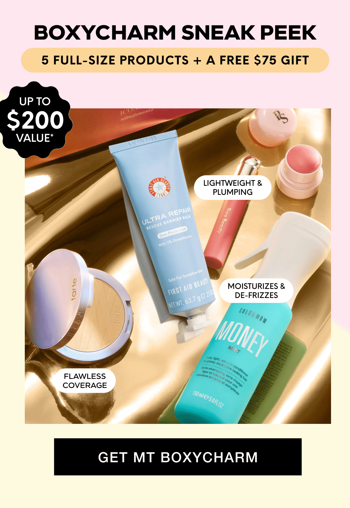 BoxyCharm Sneak Peek - 5 Full-Size Products + a FREE $75 Gift - UP TO $200 VALUE* - ONLY $32 + SHIPPING - GET MT BOXYCHARM