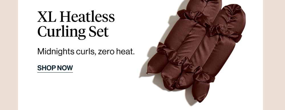 Chocolate XL Satin Heatless Curling Set