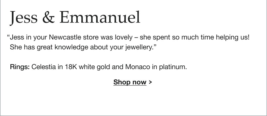 As seen on you - Jess & Emmanuel
