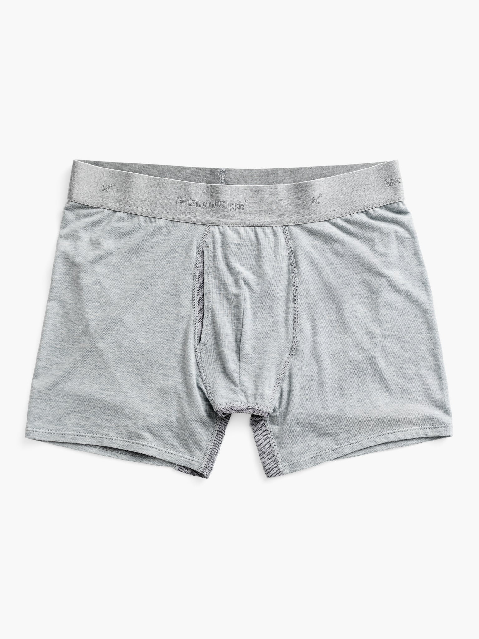 Image of Men's Composite Merino Boxer Brief - Light Grey Heather